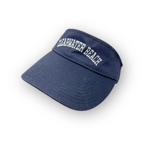 BJR Classic Headwear Clearwater Beach Blue Visor Hat Cap Adjustable OSFM Cotton - Picture 1 of 9